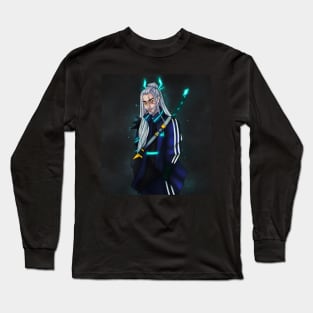 Cyberpunk Samurai Gopnik Geralt Long Sleeve T-Shirt